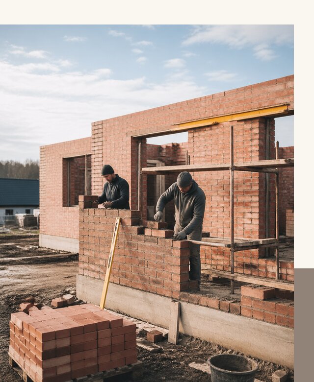 Проектирование одноэтажных домов из кирпича в Фурманове